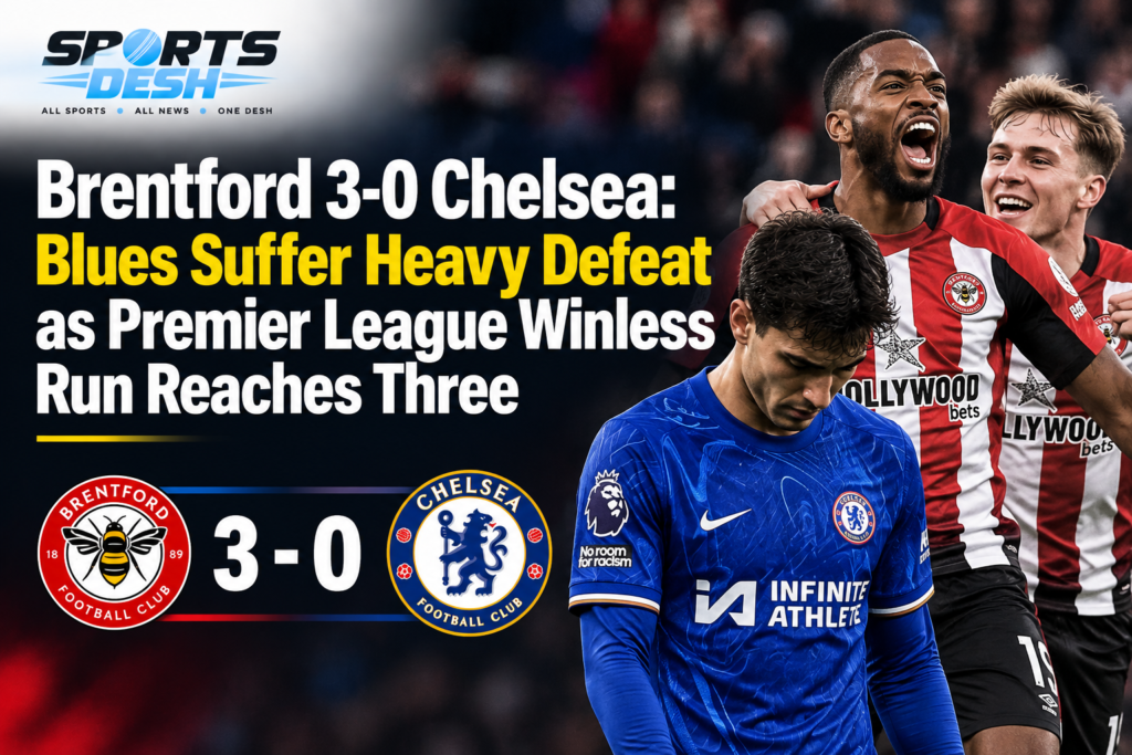 Brentford 3-0 Chelsea: Blues Suffer Heavy Defeat as Premier League Winless Run Reaches Three